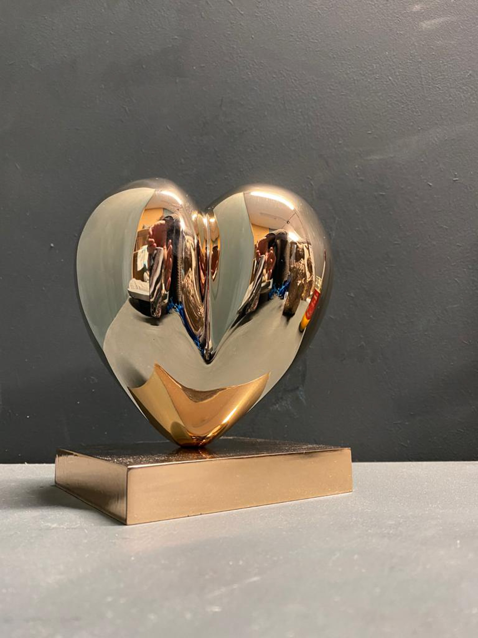 Polished heart 12 of 14 cm