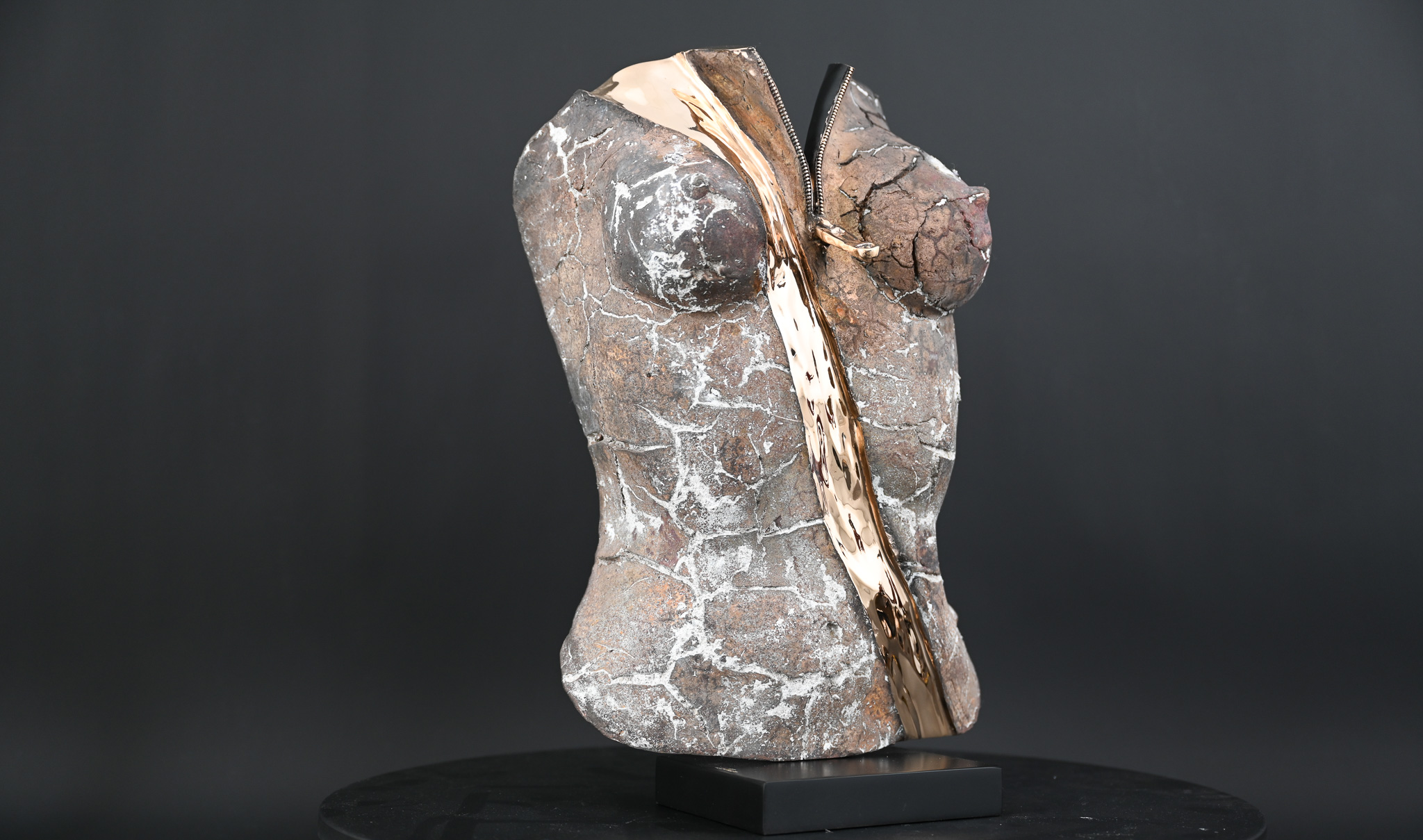 La Vie Torso with polished strip