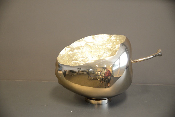 Polished  Apple  with Gold inside